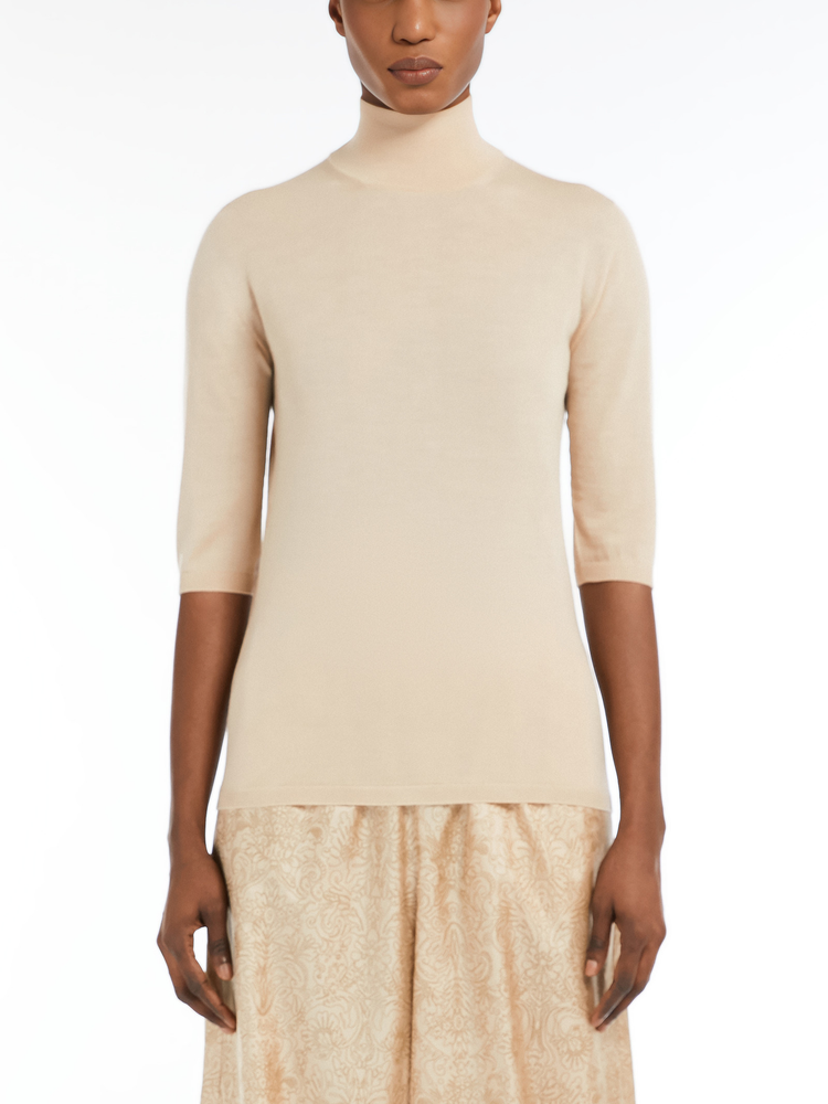 Cecina wool knit turtleneck jumper