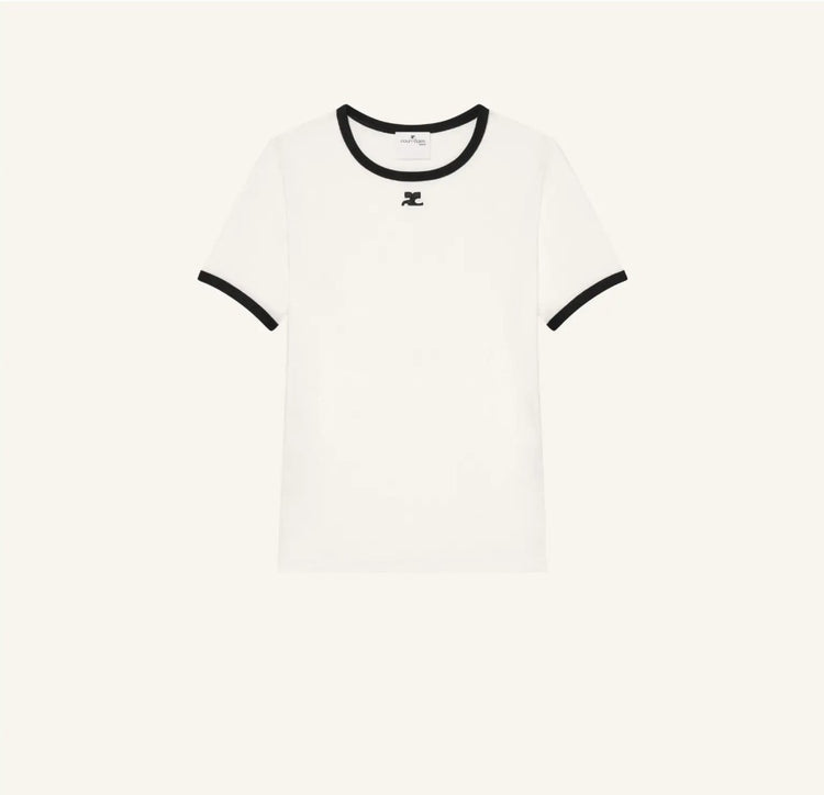 T-SHIRT SIGNATURE CONTRAST