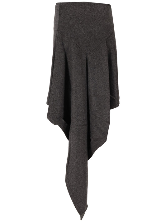 CASCATA SKIRT - Wool Flannel