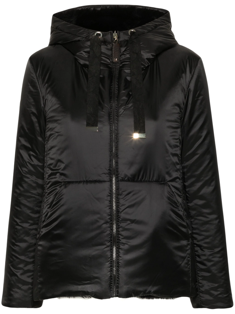 Flinn zipped hooded jacket