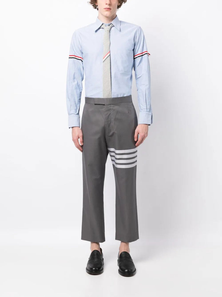 grosgrain-armband Oxford shirt
