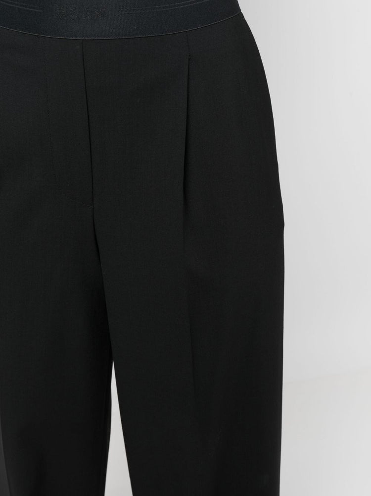 MSGM wide-leg high-waist trousers