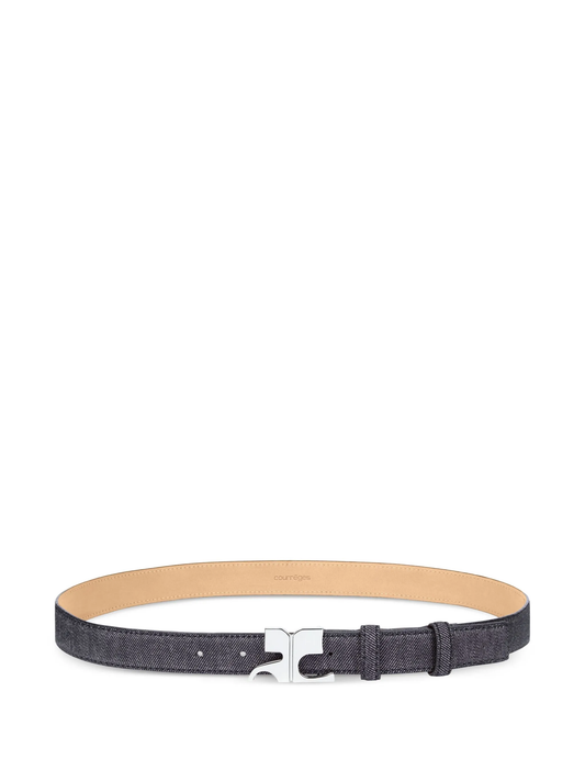 logo-buckle belt