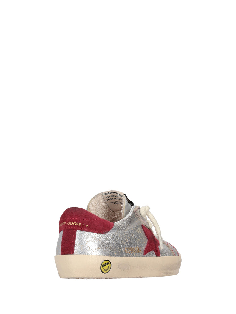 SUPER STAR LAMINATED SUEDE UPPER SUEDE STAR AND HEEL