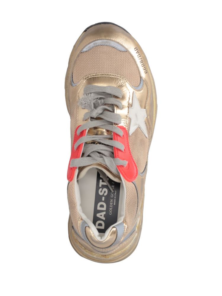 RUNNING DAD NEW NET AND LAMINATED UPPER LEATHER STAR LAMINATED SPUR DISTRESSED
