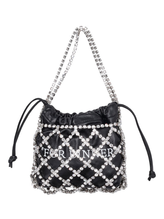 FOR DINNER BAG BLACK - WHITE
