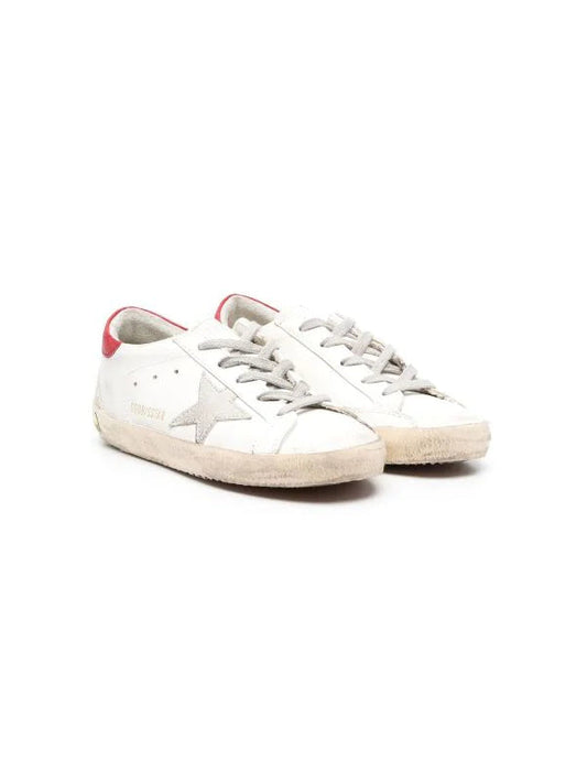 GOLDEN GOOSE YOUNG super-star leather upper and heel suede