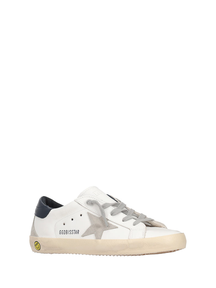 SUPER-STAR LEATHER UPPER AND HEEL SUEDE STAR AND SPUR