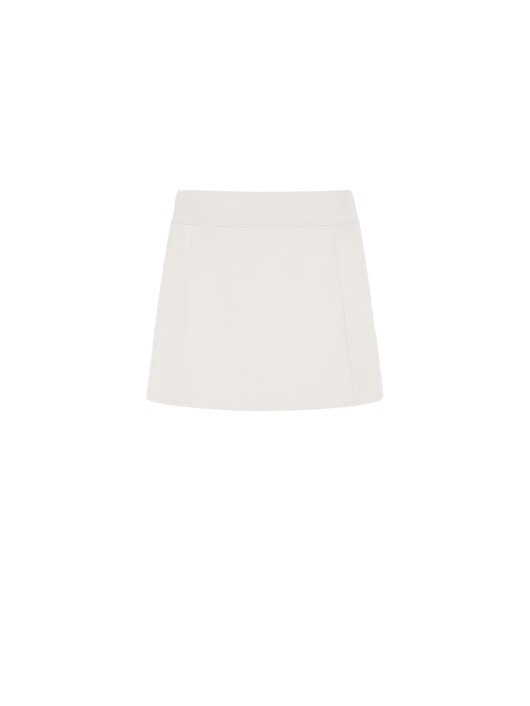 Ali short wool skirt