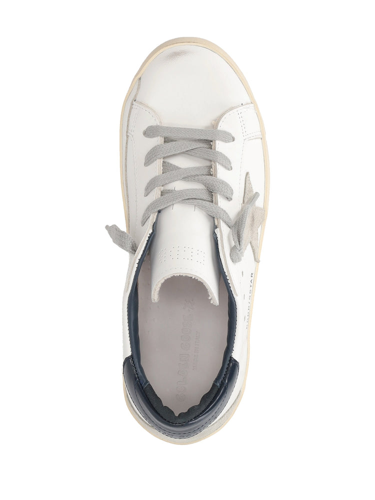 SUPER-STAR LEATHER UPPER AND HEEL SUEDE STAR AND SPUR