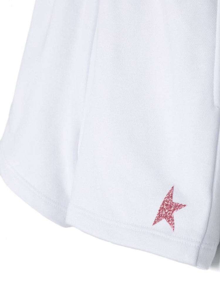 star-print jersey shorts
