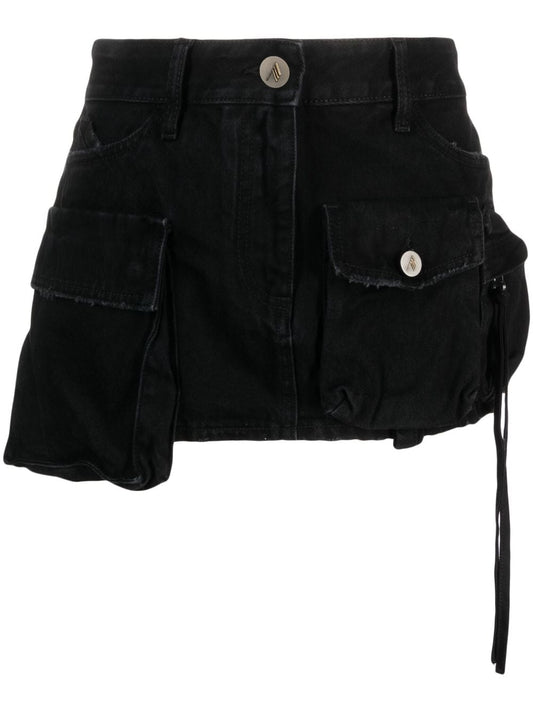 Fay cargo denim mini skirt