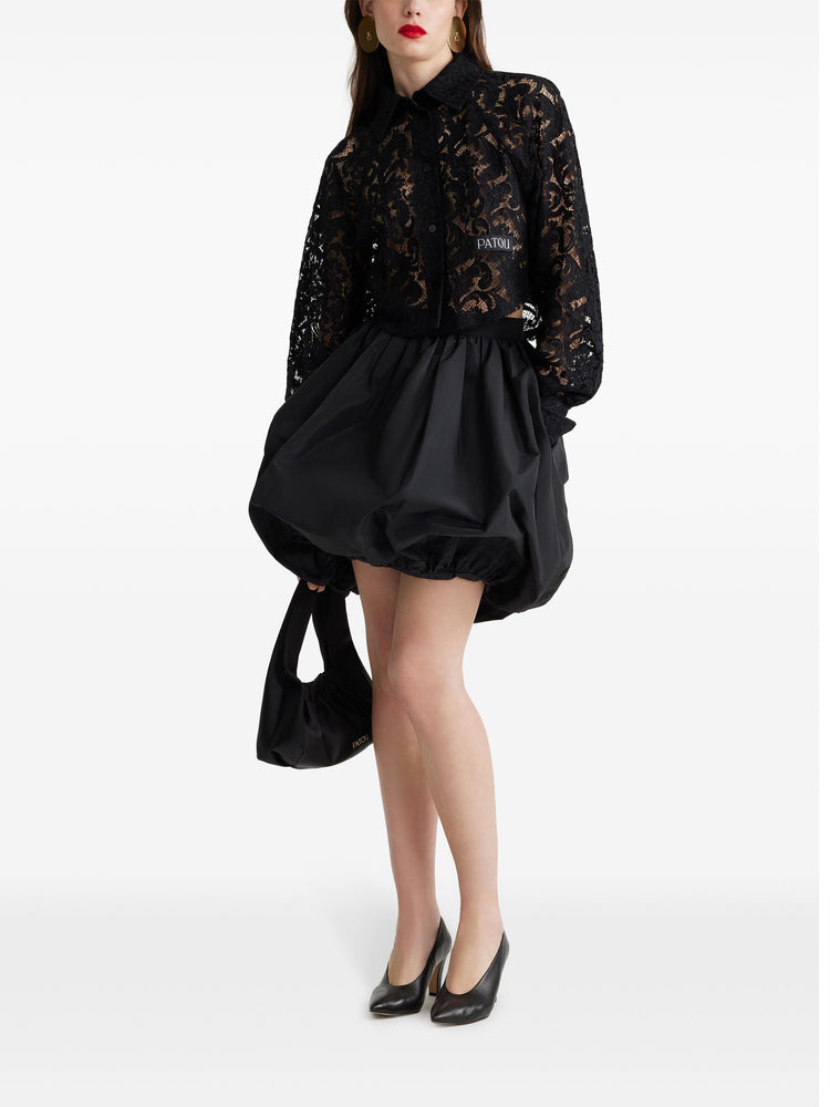 Bubble mini skirt
