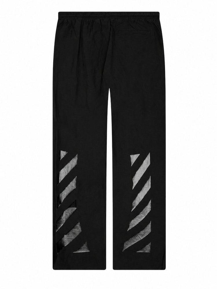 GLOSSY ARROW NYL RELAX TRACKPANT