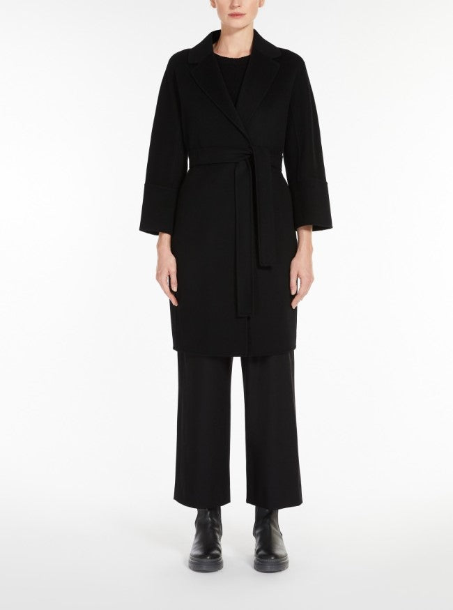 Arona double-faced short wool coat