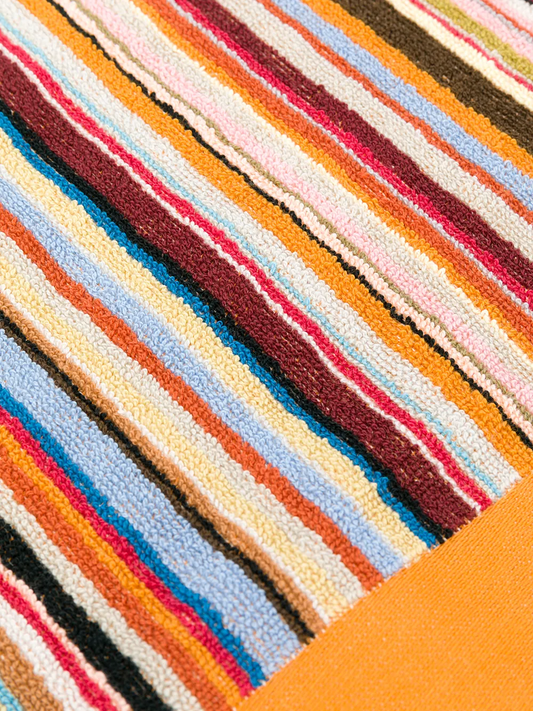 signature stripe beach towel