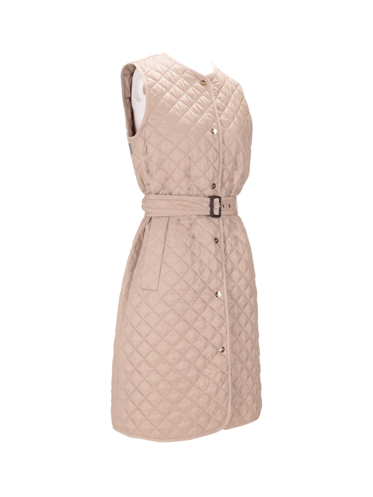 Sleeveless puffer jac. LAUREN