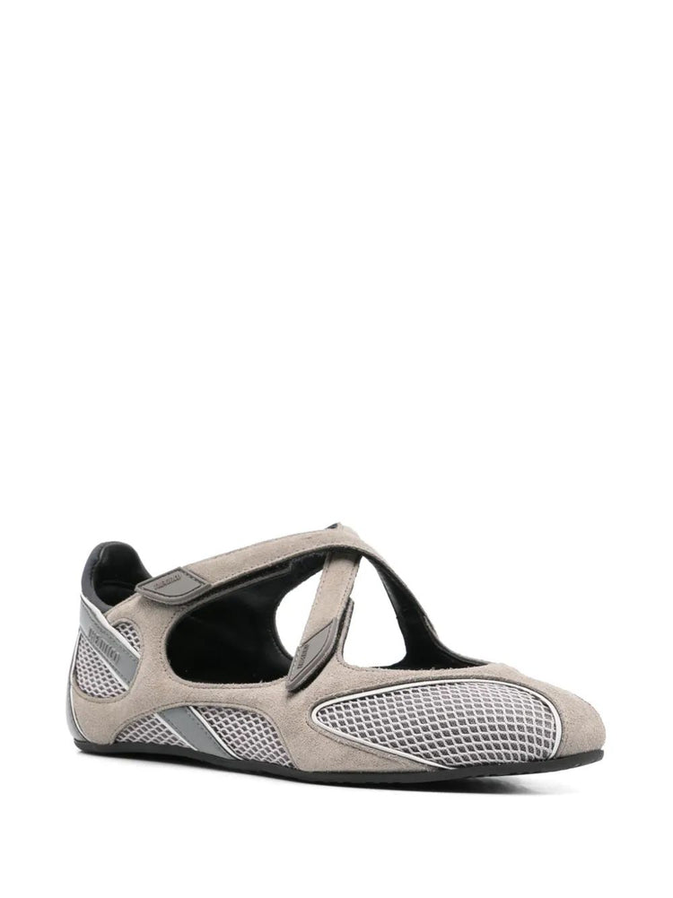'Floor01' ballerina flat Multimateriali sintetici e pelle