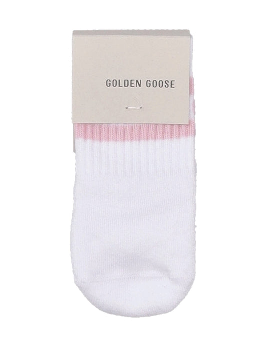 BABY'S SOCKS HIGH RIB/ LOGO STRIPES/ STARS UNDER FOOT