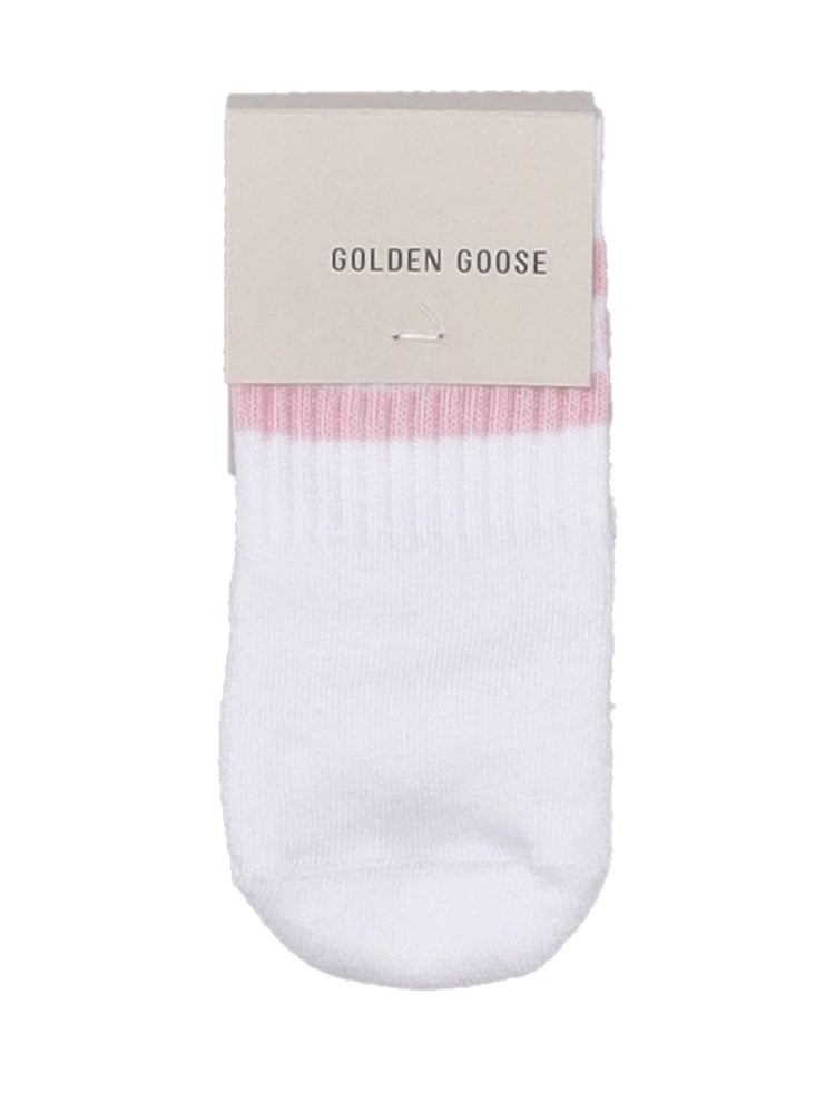 BABY'S SOCKS HIGH RIB/ LOGO STRIPES/ STARS UNDER FOOT