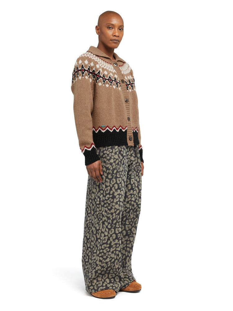 SWEET WINTER JACKET OLIVA/MULTICOLOR