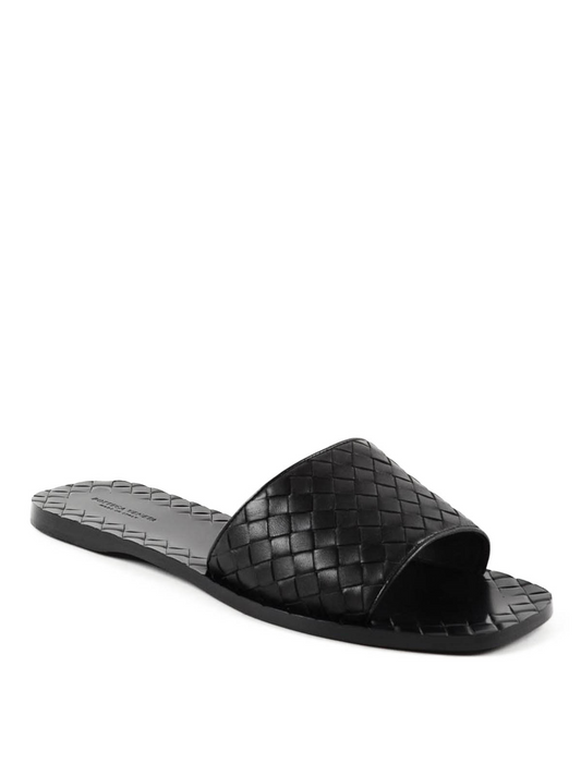 BOTTEGA VENETA intreccio flat sandals