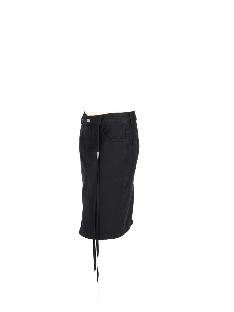 VIDA 5-POCKETS MID LENGHT SKIRT DENIM