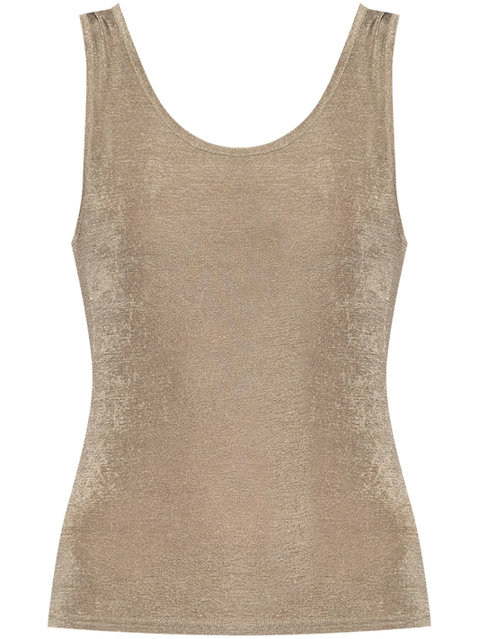 scoop-neck top