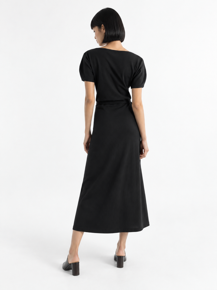 BELTED DRESS