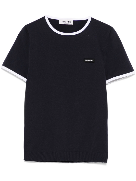 logo-patch T-shirt