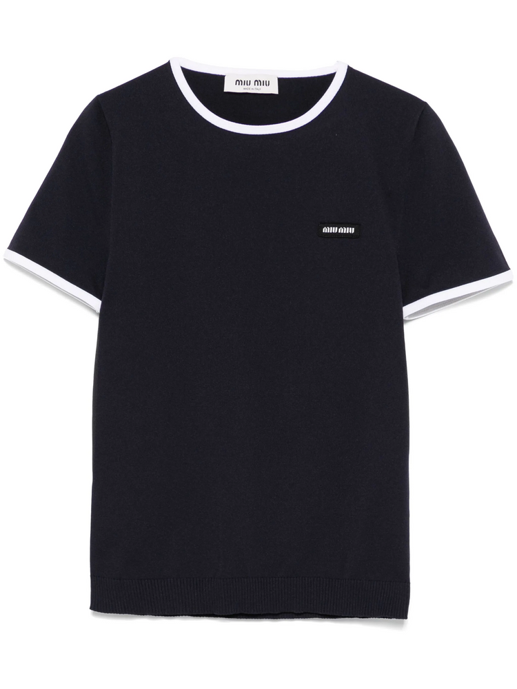 logo-patch T-shirt