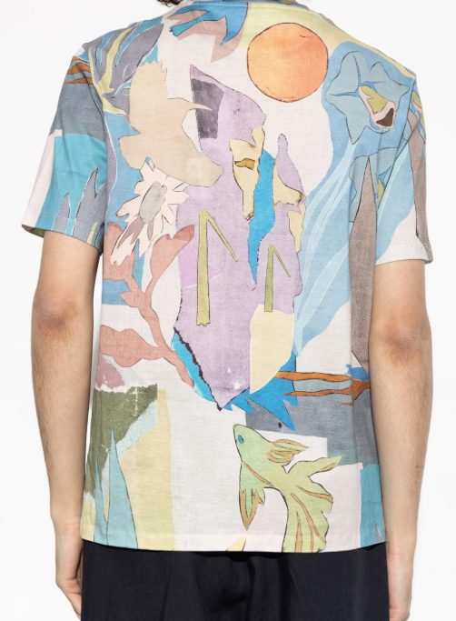 MENS COLLAGE PRINT TSHIRT