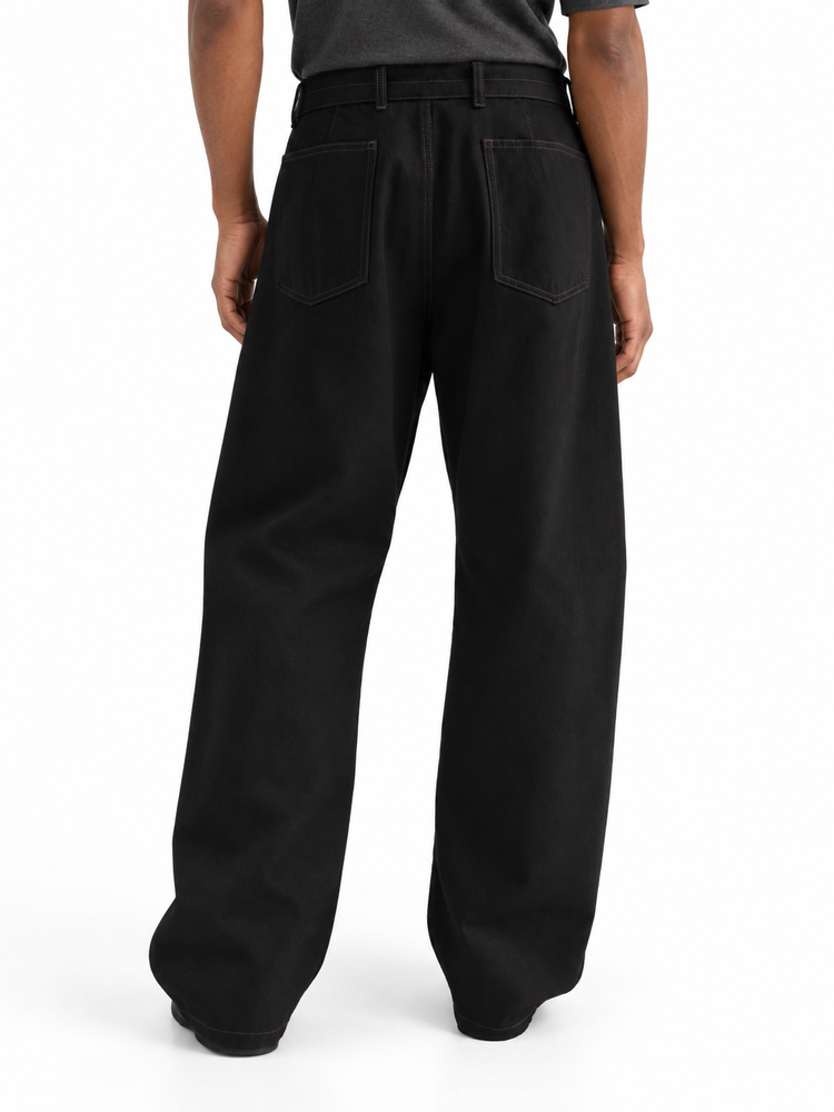 TWISTED BELTED PANTS