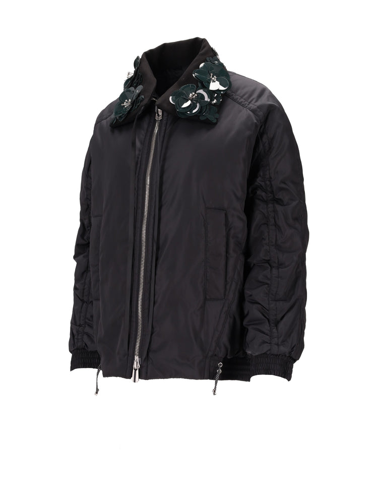 CLARINDA BLOUSON DIAGONALE MAT