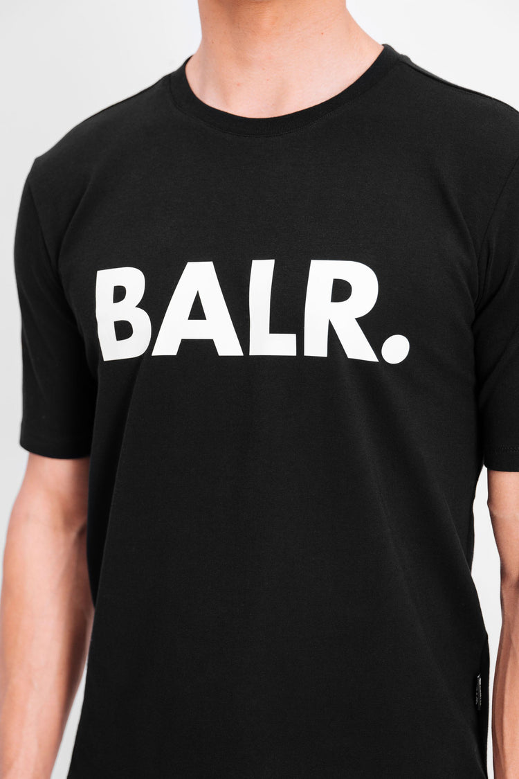 BALR.  BRAND ATHLETIC T-SHIRT MEN BLACK