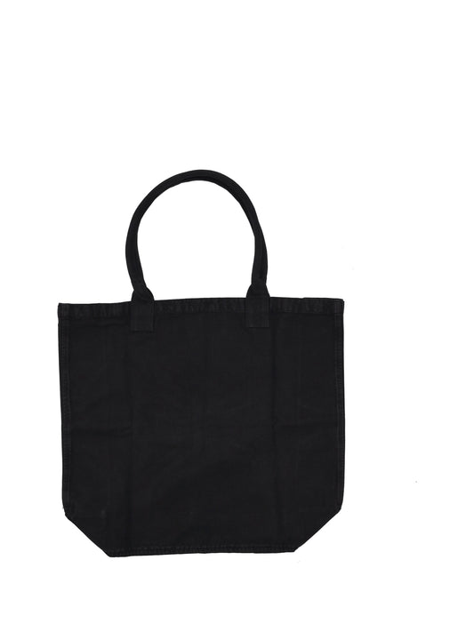 LEO CANVAS TOTE - BLACK