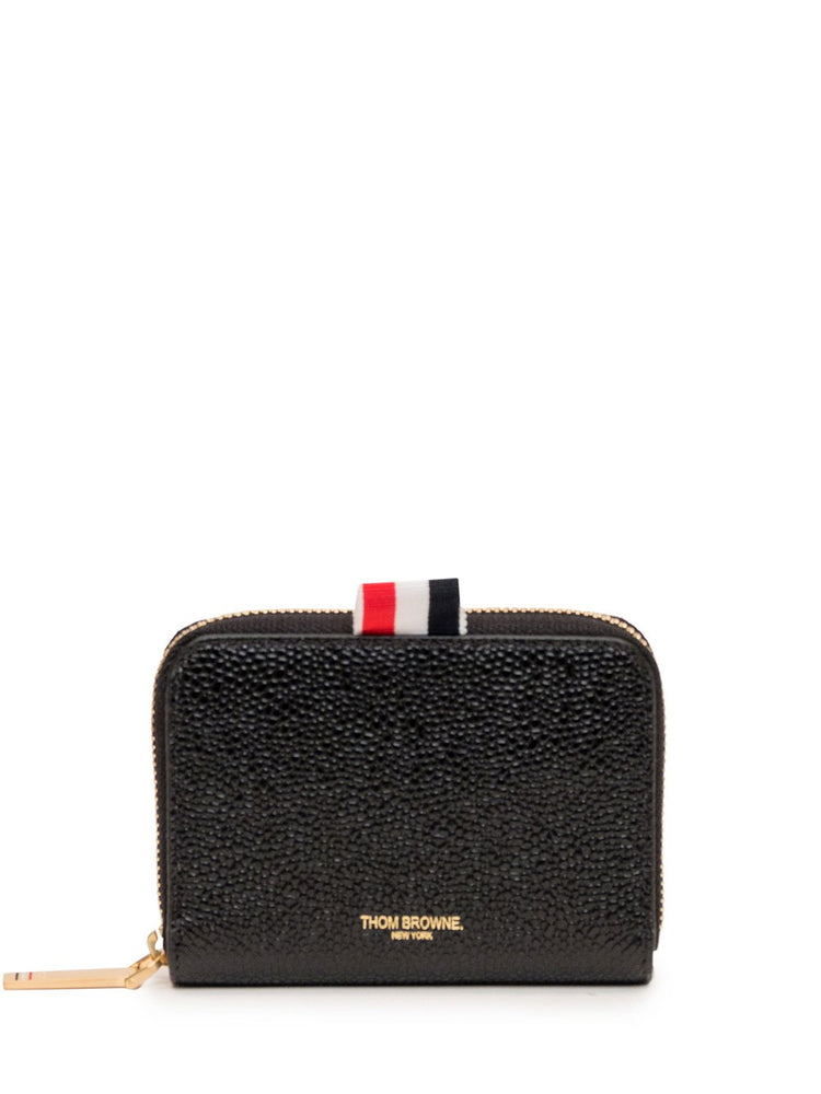 pebble grain zip around wallet
