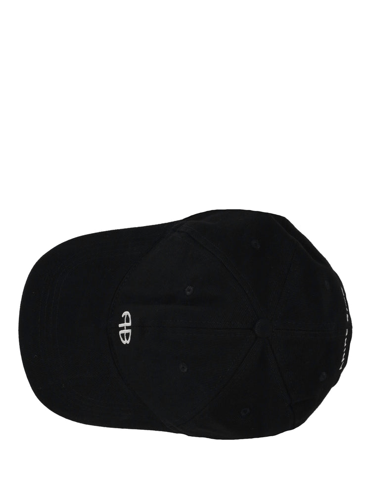 JEREMY BASEBALL CAP AB - BLACK DENIM
