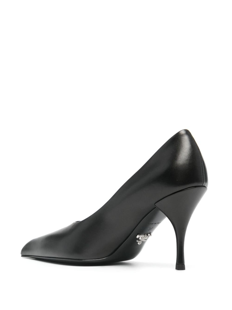 88mm leather pumps