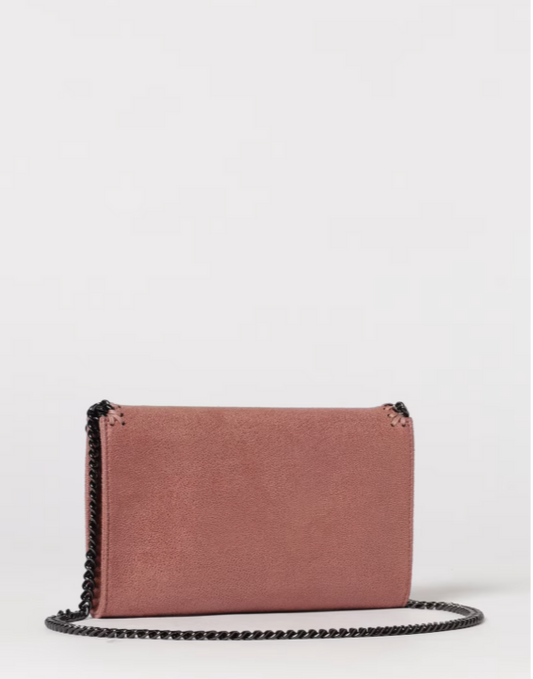 MINI CROSSBODY ECO SHAGGY DEER W/DARK RUTHENIUM COLOR CHAIN