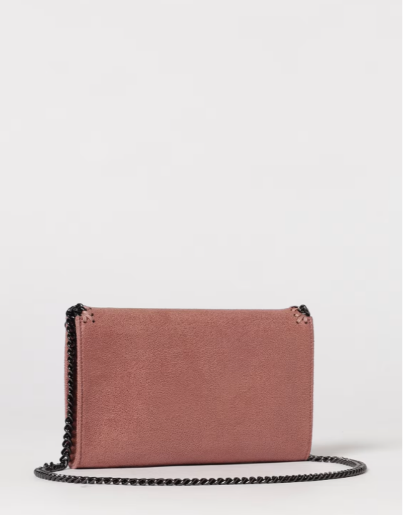 MINI CROSSBODY ECO SHAGGY DEER W/DARK RUTHENIUM COLOR CHAIN