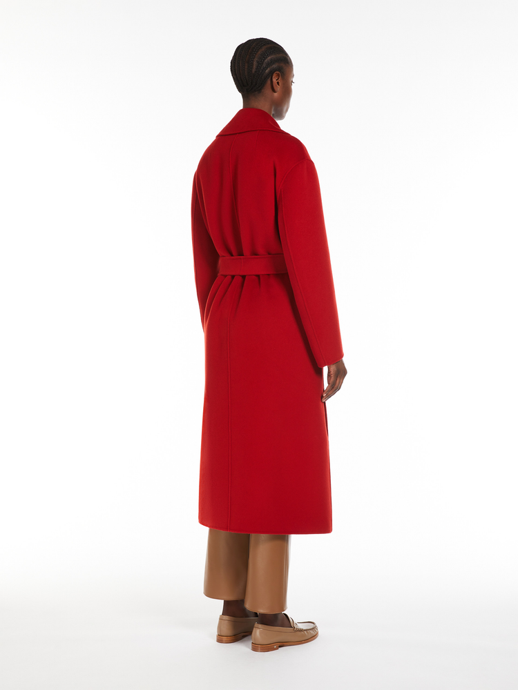 Livia wool wrap coat