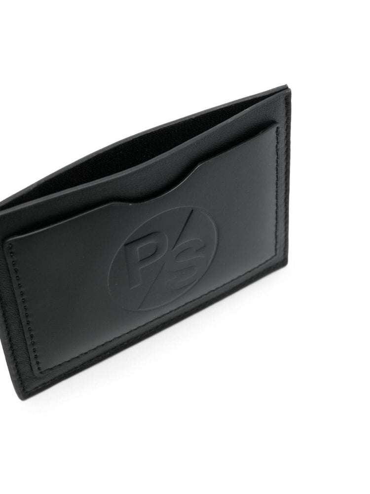 PAUL SMITH debossed-logo leather cardholder