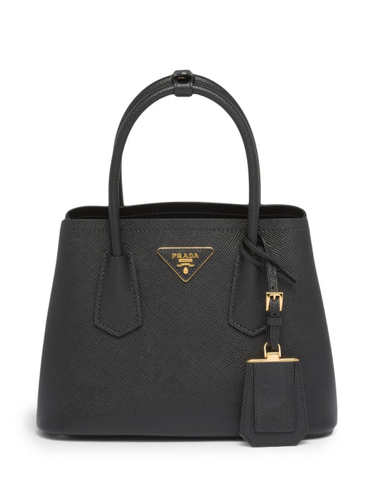 Double Saffiano leather tote bag