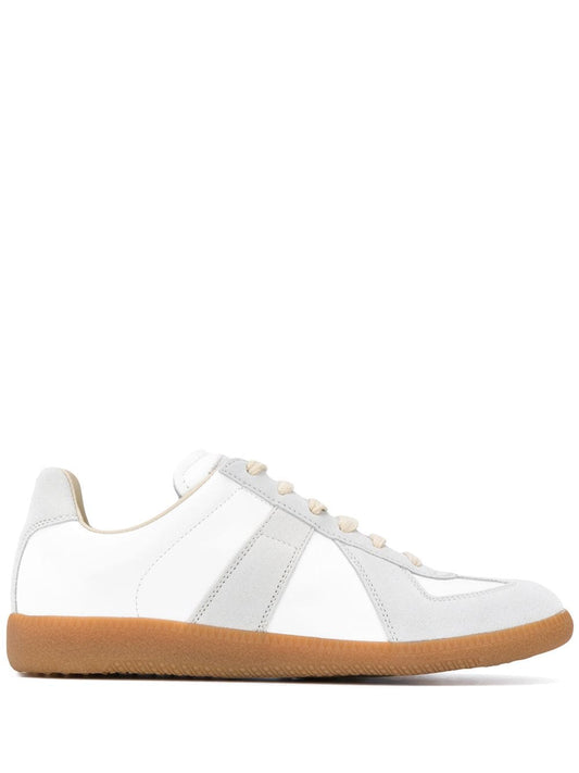 Replica low-top leather sneakers