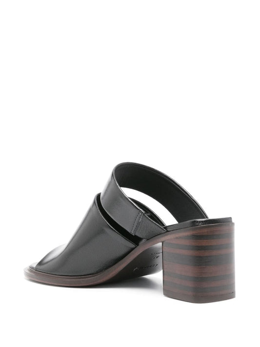 55mm leather mules