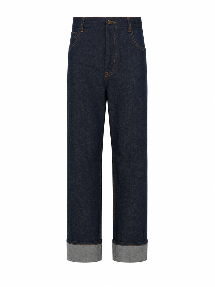 DENIM 5 POCKETS TROUSER IN JAPANESE SELVEDGE DENIM