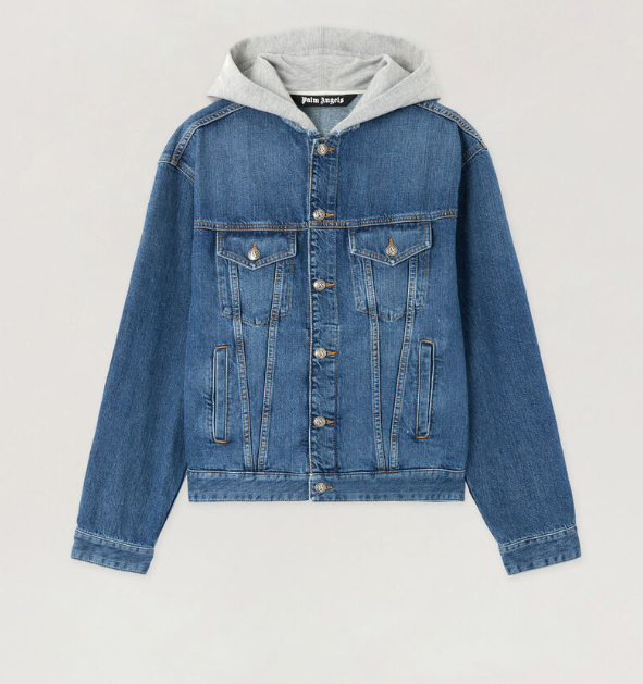 MW CURVED LOGO DENIM JACKET