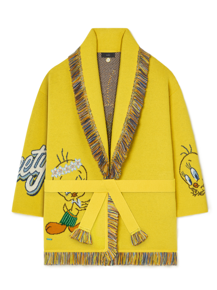 HULA TWEETY CARDIGAN YELLOW/MULTICOLOR