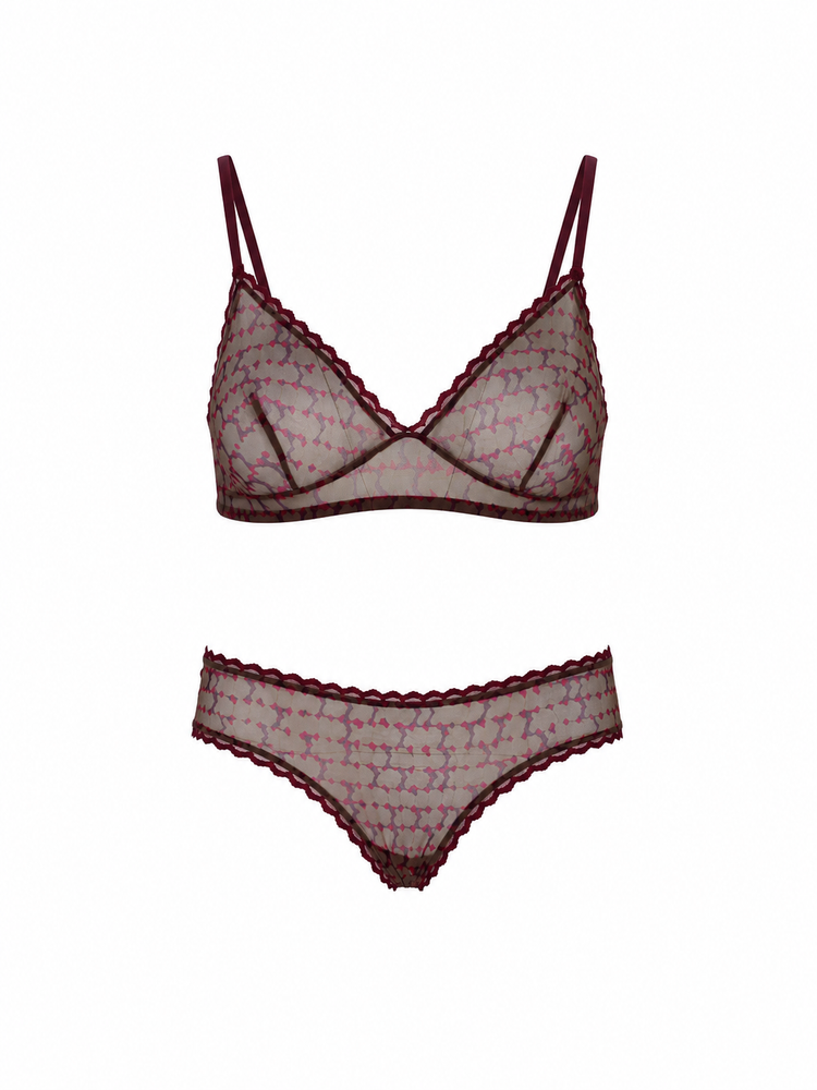 LAURA URBINATI sheer bra